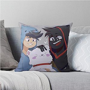 BadBoyHaLo Pillows - Skeppy and BadBoyHalo Throw Pillow RB0206