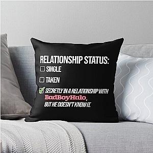 BadBoyHaLo Pillows - Relationship with BadBoyHalo Throw Pillow RB0206