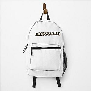 BadBoyHaLo Backpacks - "Language!"-BadBoyHalo Backpack RB0206