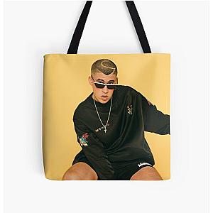 Bad Bunny Bags - Bad Bunny Shoot All Over Print Tote Bag