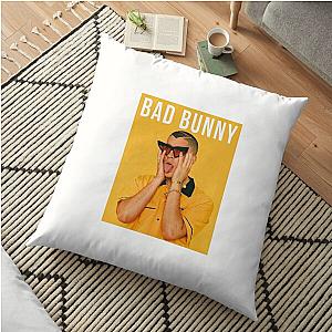 Bad Bunny Pillows - Bad Bunny Poster Floor Pillow