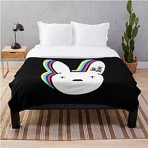 Bad Bunny Blanket - Bad Bunny Logo Throw Blanket