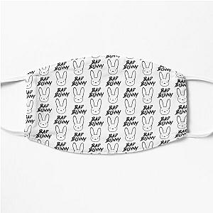 Bad Bunny Face Masks - Bad Bunny Logo Flat Mask