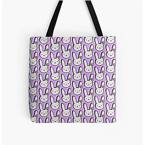 Bad Bunny Bags - Bad Bunny Logo All Over Print Tote Bag