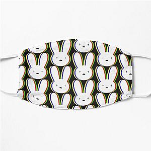 Bad Bunny Face Masks - Bad Bunny Pattern Flat Mask