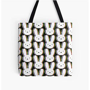 Bad Bunny Bags - Bad Bunny Pattern All Over Print Tote Bag