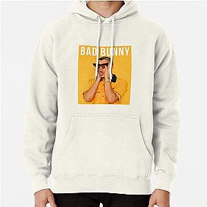 Bad Bunny Hoodies - Bad Bunny Poster Pullover Hoodie