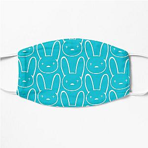 Bad Bunny Face Masks - Bad Bunny Face Mask Flat Mask