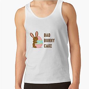 Bad Bunny Tank Tops - Bad Bunny Cake Tank Top