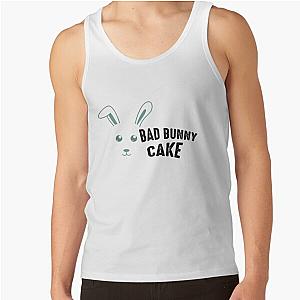 Bad Bunny Tank Tops - Bad Bunny Cake Tank Top