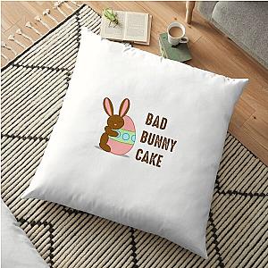 Bad Bunny Pillows - Bad Bunny Cake Floor Pillow