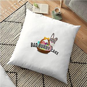 Bad Bunny Pillows - Bad Bunny Cake Floor Pillow