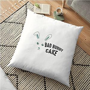 Bad Bunny Pillows - Bad Bunny Cake Floor Pillow