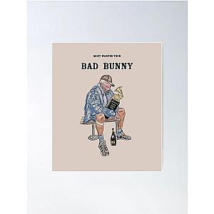 Bad Bunny Posters - Bad Bunny Most Wanted Tour Poster