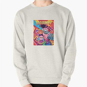 Bad Bunny Sweatshirts -  Bad Bunny Design Pullover Sweatshirt