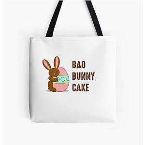 Bad Bunny Bags - Bad Bunny Cake All Over Print Tote Bag