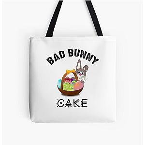 Bad Bunny Bags - Bad Bunny Cake All Over Print Tote Bag