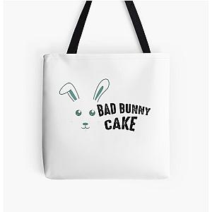 Bad Bunny Bags - Bad Bunny Cake All Over Print Tote Bag