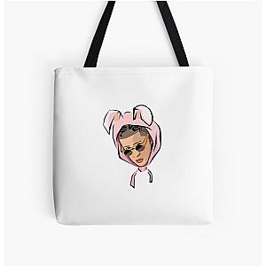 Bad Bunny Bags - Bad Bunny All Over Print Tote Bag