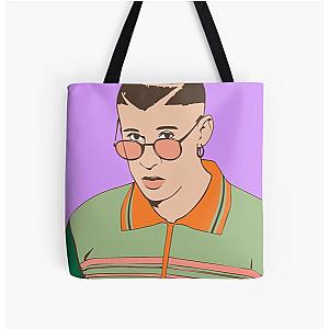 Bad Bunny Bags - Bad Bunny All Over Print Tote Bag