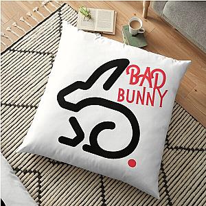 Bad Bunny Pillows - Bad Bunny 2021 new disegn tee Floor Pillow