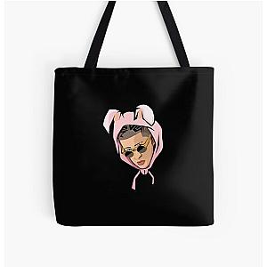 Bad Bunny Bags - Best Seller Bad Bunny Merchandise All Over Print Tote Bag