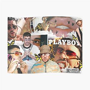 Bad Bunny Posters - Bad Bunny Play Boy Poster