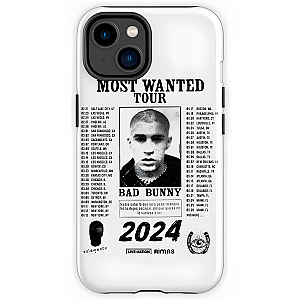 Bad Bunny Cases - List Name Most Wanted Tour 2024 iPhone Case