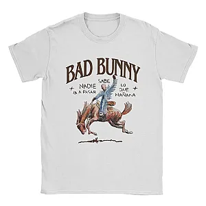 Bad Bunny T-Shirt -  Bad Bunny Nadie Sabe Album T-Shirts