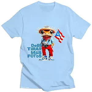 Bad Bunny T Shirt 2025 Funny Frog Debí Tirar Más Fotos T-Shirt