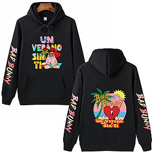 Bad Bunny Un Verano Sin Ti Printed Pullover Hoodies