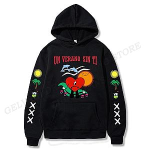 Bad Bunny Fashion Print Hoodies