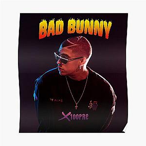 Bad Bunny Posters - X100 Pre Bad Bunny Tour 2019 Bedakan Poster