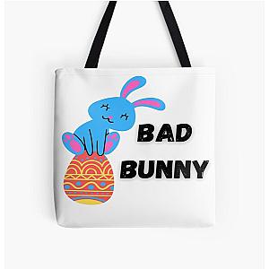 Bad Bunny Bags - Bad Bunny cake  All Over Print Tote Bag