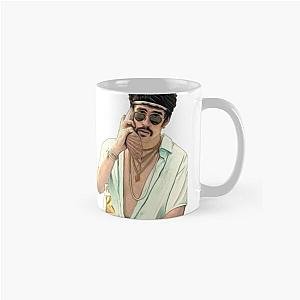 Bad Bunny Mugs - Bad Bunny With Shellphone Classic Mug