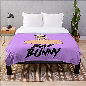 Bad Bunny Blanket - Bad Bunny Throw Blanket