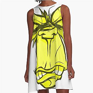 Yellow A-Line Dress