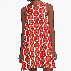 Red A-Line Dress