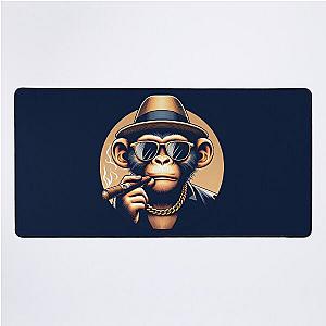 MR BAD MONKEY The Leader of the Rebels Desk Mat