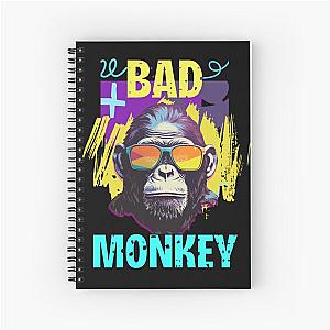 Bad Monkey graffiti spiral notebook apparel