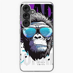 Black Blue Bold Illustrative Samsung Galaxy Case