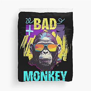 Bad Monkey Graffiti Style Apparel Duvet Cover
