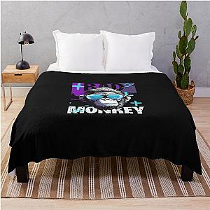 Bad Monkey Throw Blanket