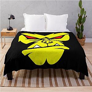 Bad Monkey Street Art Throw Blanket