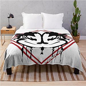 Bad Monkey Mojo Black INK Throw Blanket