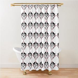 Bad Monkey Mojo Black Ink Shower Curtain