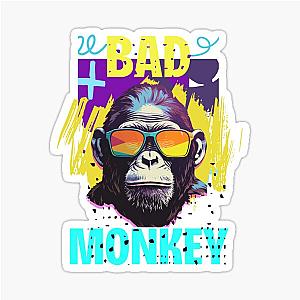 Bad Monkey Street Style Apparel Sticker