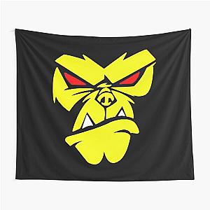 Bad Monkey Street Art Design Tapestry