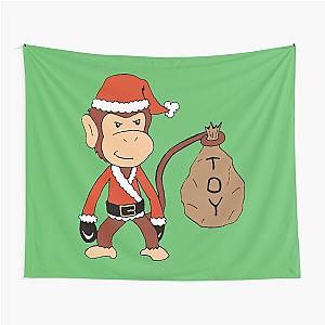 Bad Monkey Christmas Tapestry