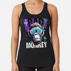 Black Purple Blue Bold Illustrative Tank Top